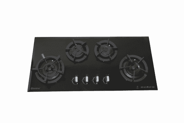 SALE GOLDLINE GL4BZ - CAST 930mm All Black Burners with Cast Iron Trivets( Fits Most Old Bench Cut Outs)-0